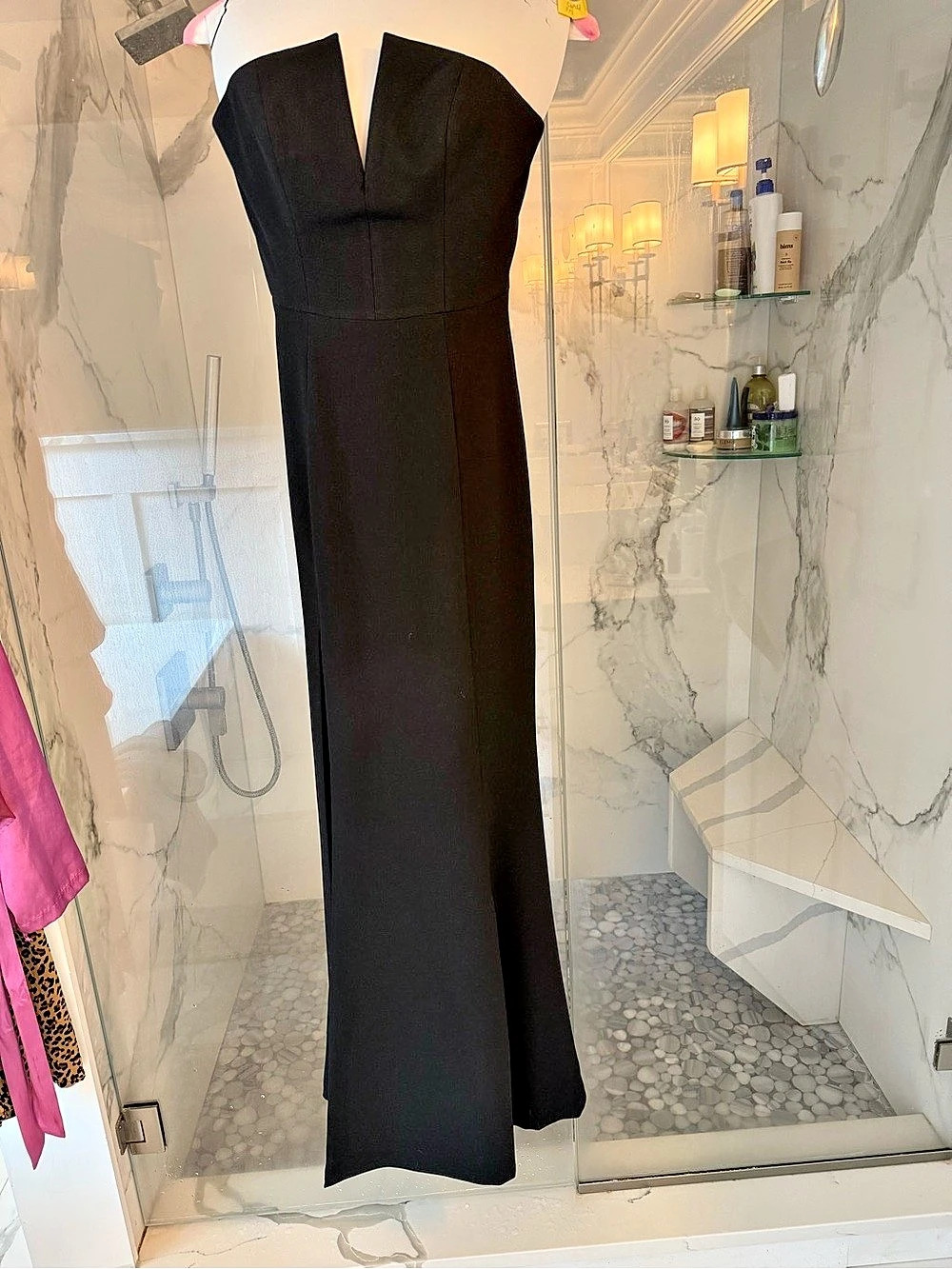Dress the Population Fernanda Mermaid Gown size small in black